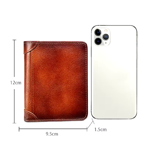 Master Mason Blue Lodge Wallet - Genuine Leather - Bricks Masons