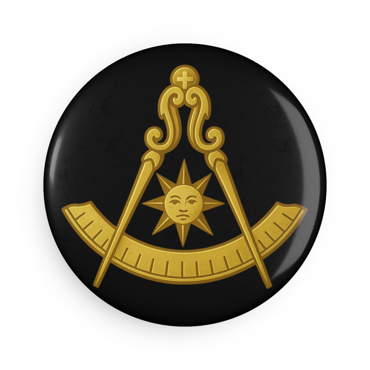 Past Master Blue Lodge Magnet - Decorative Refrigerator - Bricks Masons