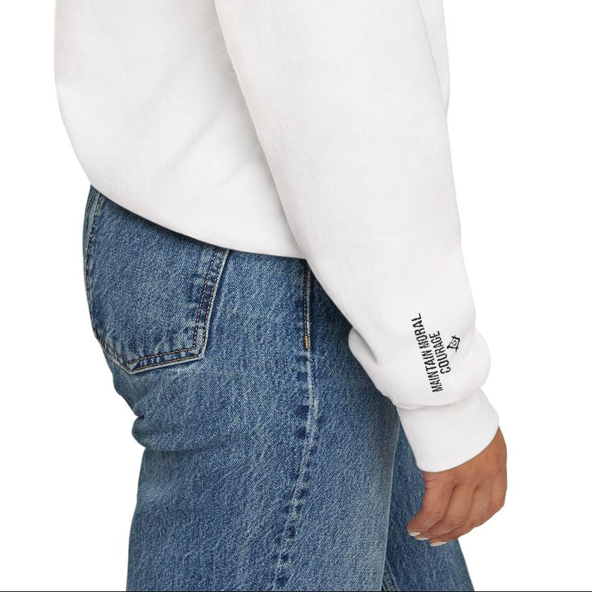 Master Mason Blue Lodge Sweatshirt - Strength Front & Sleeves Embroidery - Bricks Masons