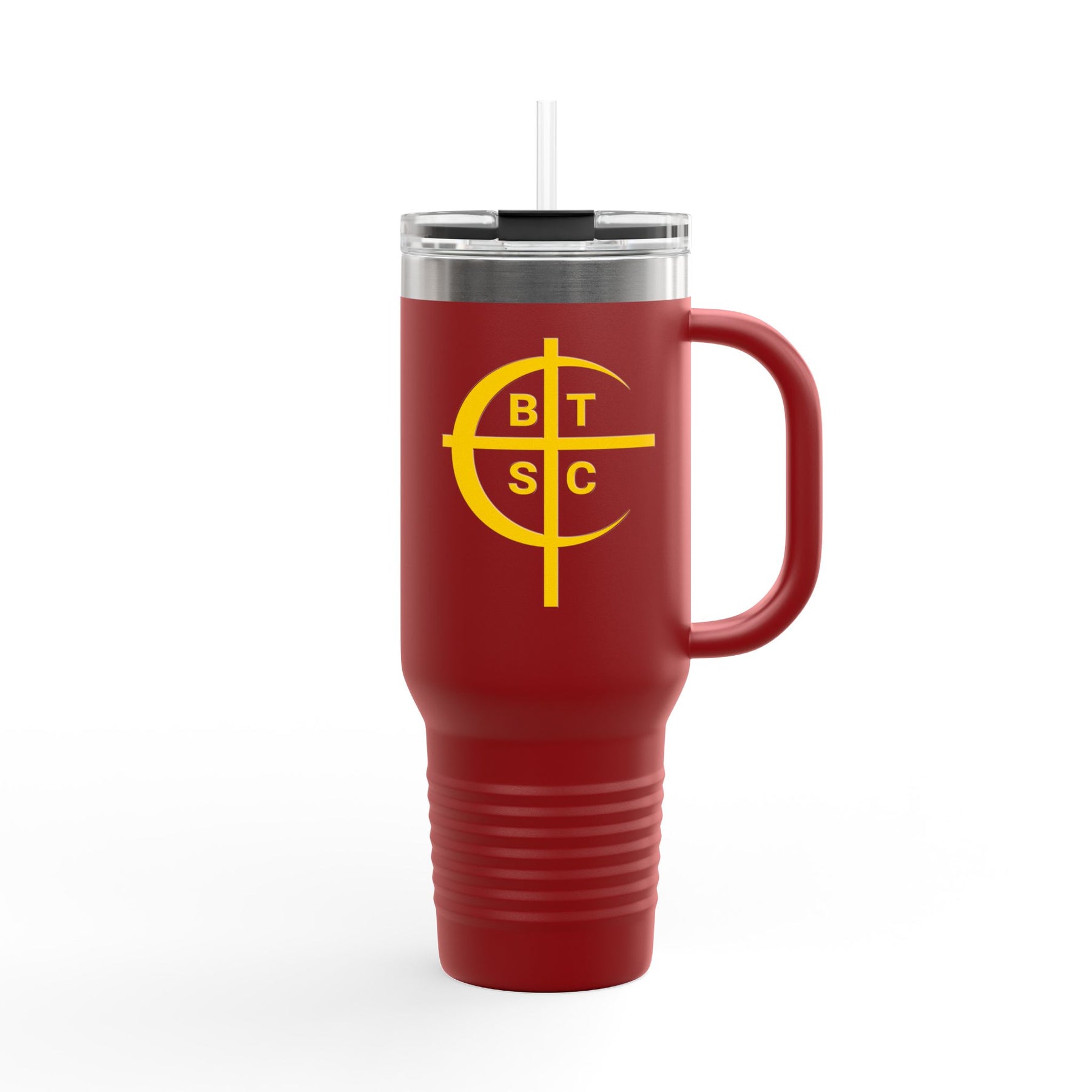 Council of Crusaders Ringneck Tumbler - Red Stainless Steel & Insulated - Bricks Masons