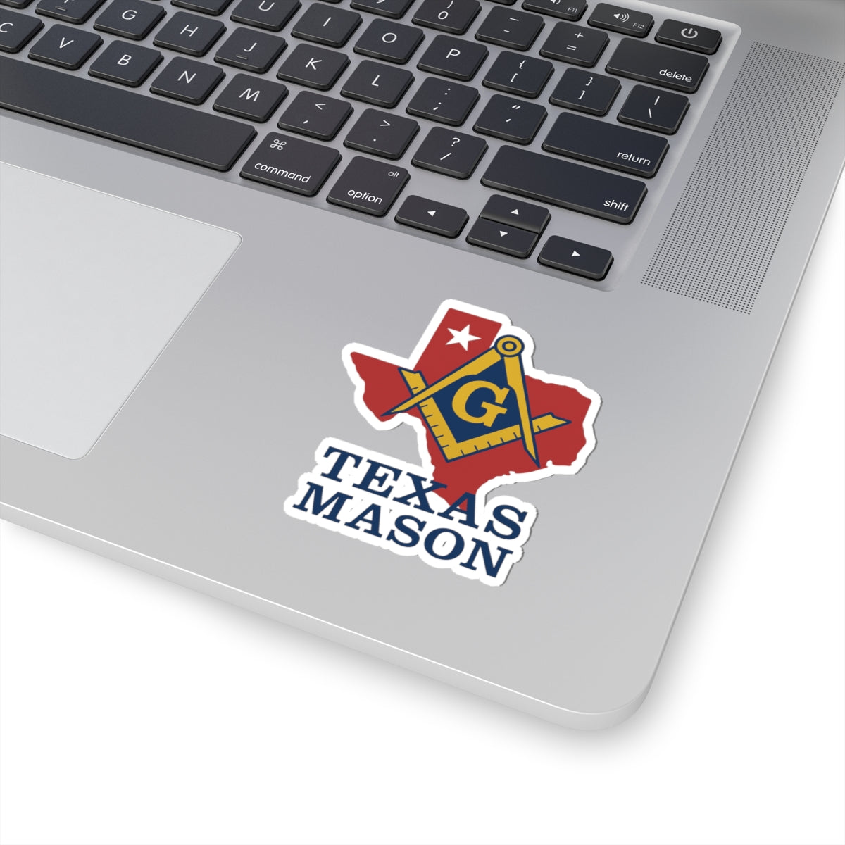 Master Mason Blue Lodge Sticker Decal - Kiss-Cut Texas Mason - Bricks Masons