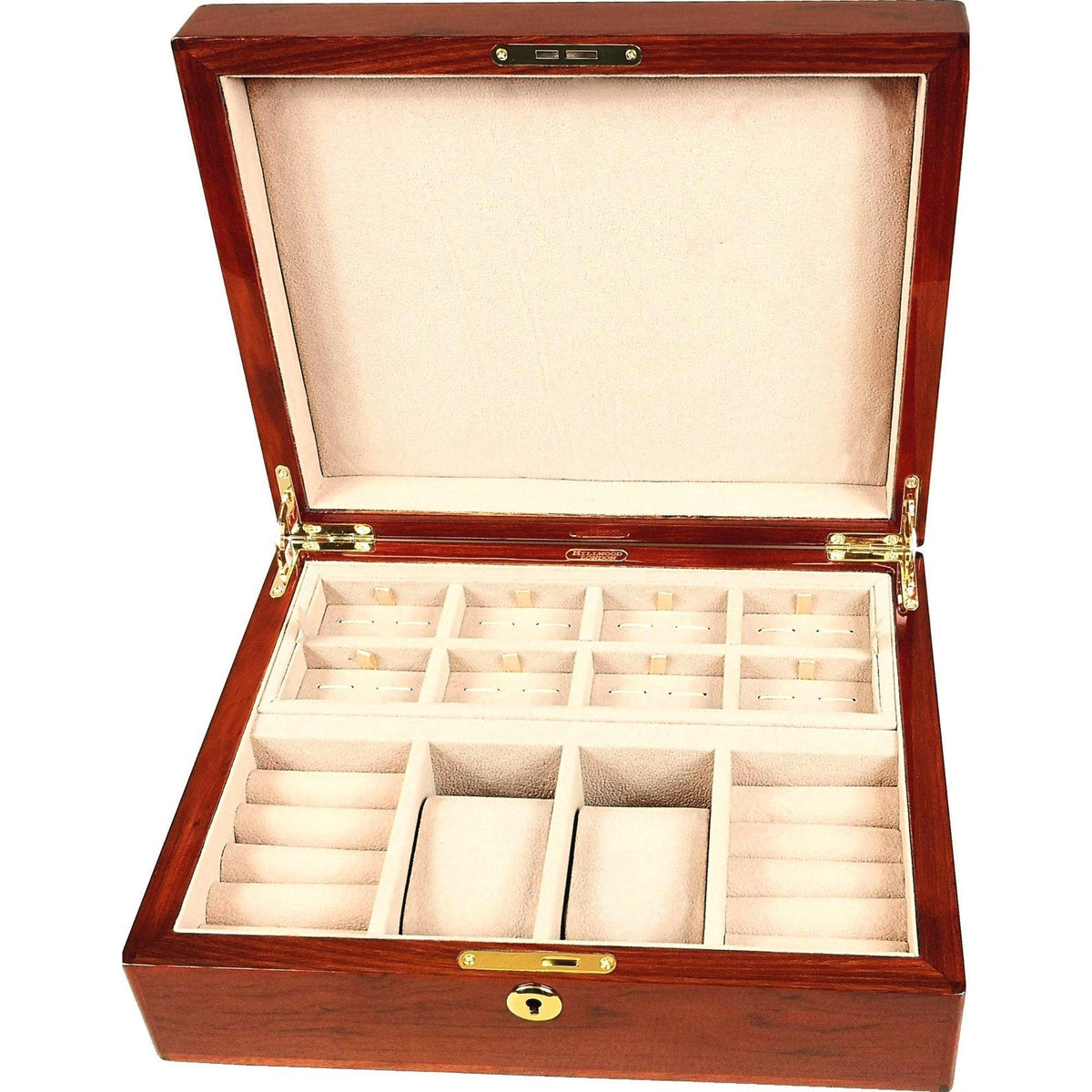 Master Mason Blue Lodge Jewelry Box - Rosewood Square & Compass G - Bricks Masons
