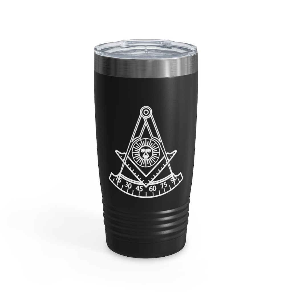 Past Master Blue Lodge California Regulation Ringneck Tumbler - Various Colors 20oz - Bricks Masons