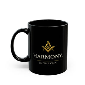 11oz Black Mug - Bricks Masons