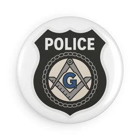 Master Mason Blue Lodge Magnet - Decorative Refrigerator - Bricks Masons