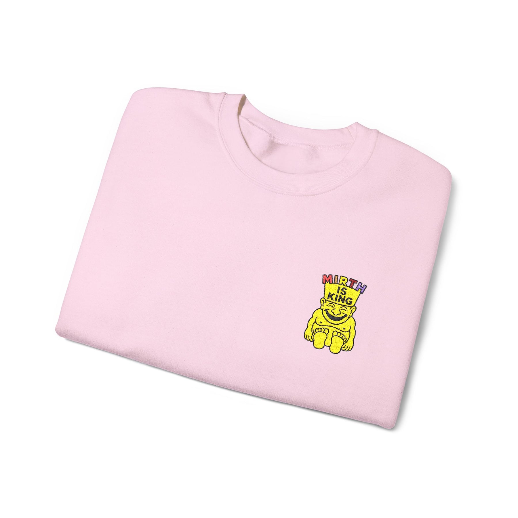 Royal Order of Jesters Sweatshirt - Crewneck Embroidered Front Motif - Bricks Masons