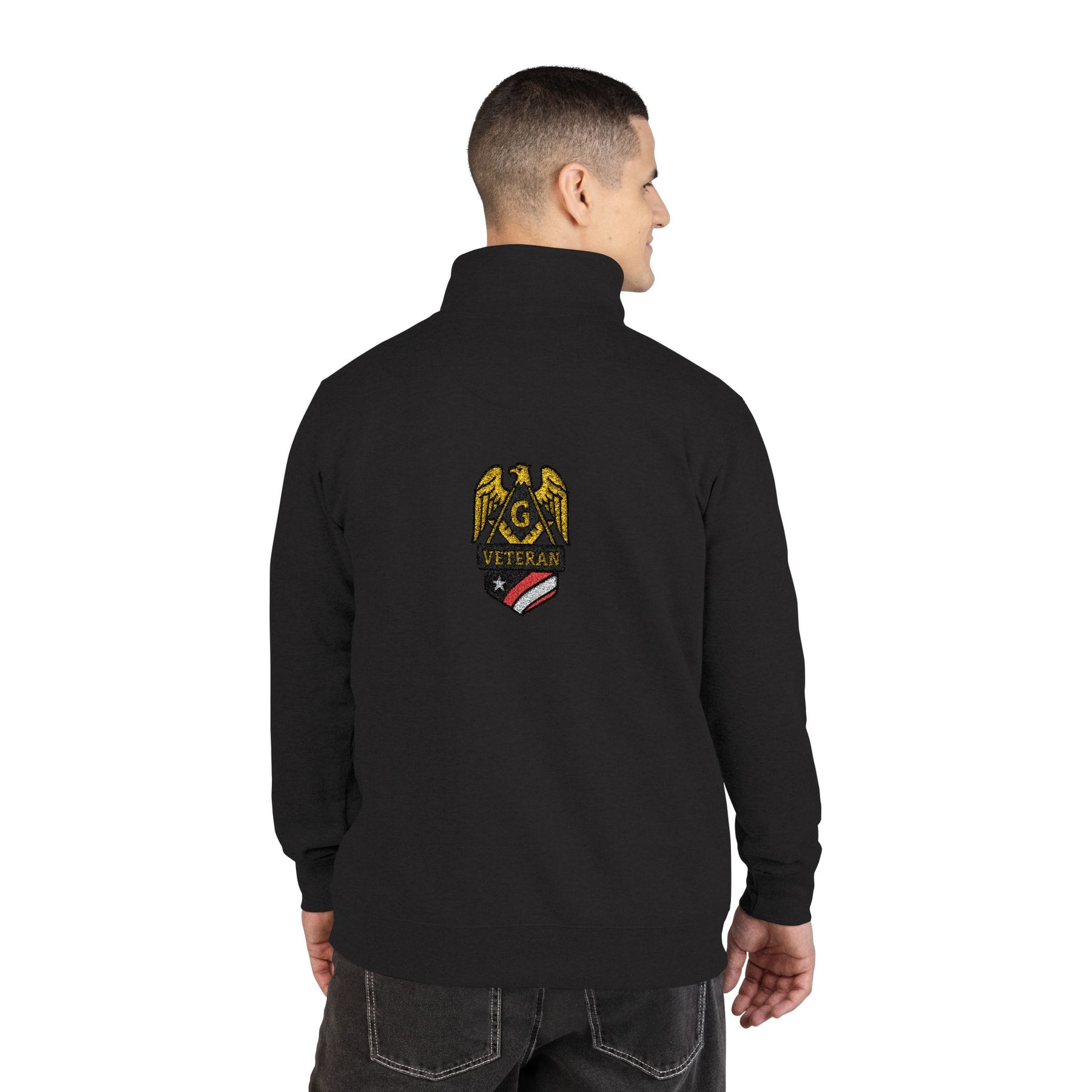Master Mason Blue Lodge Sweatshirt - S&C G Veteran Mason Embroidery