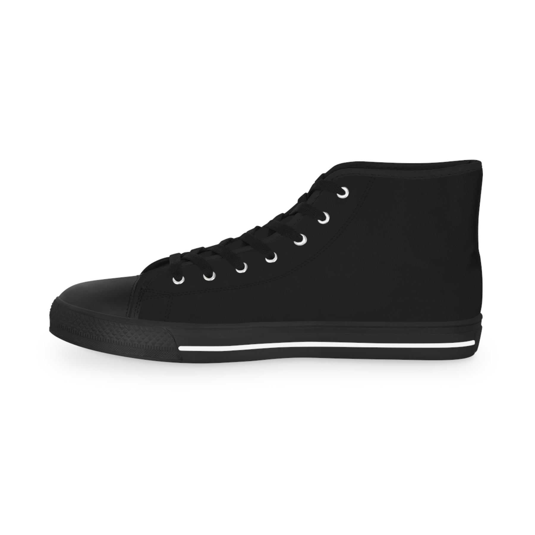 Order of the Secret Monitor Sneaker - High Top Black & White Golden Emblem - Bricks Masons