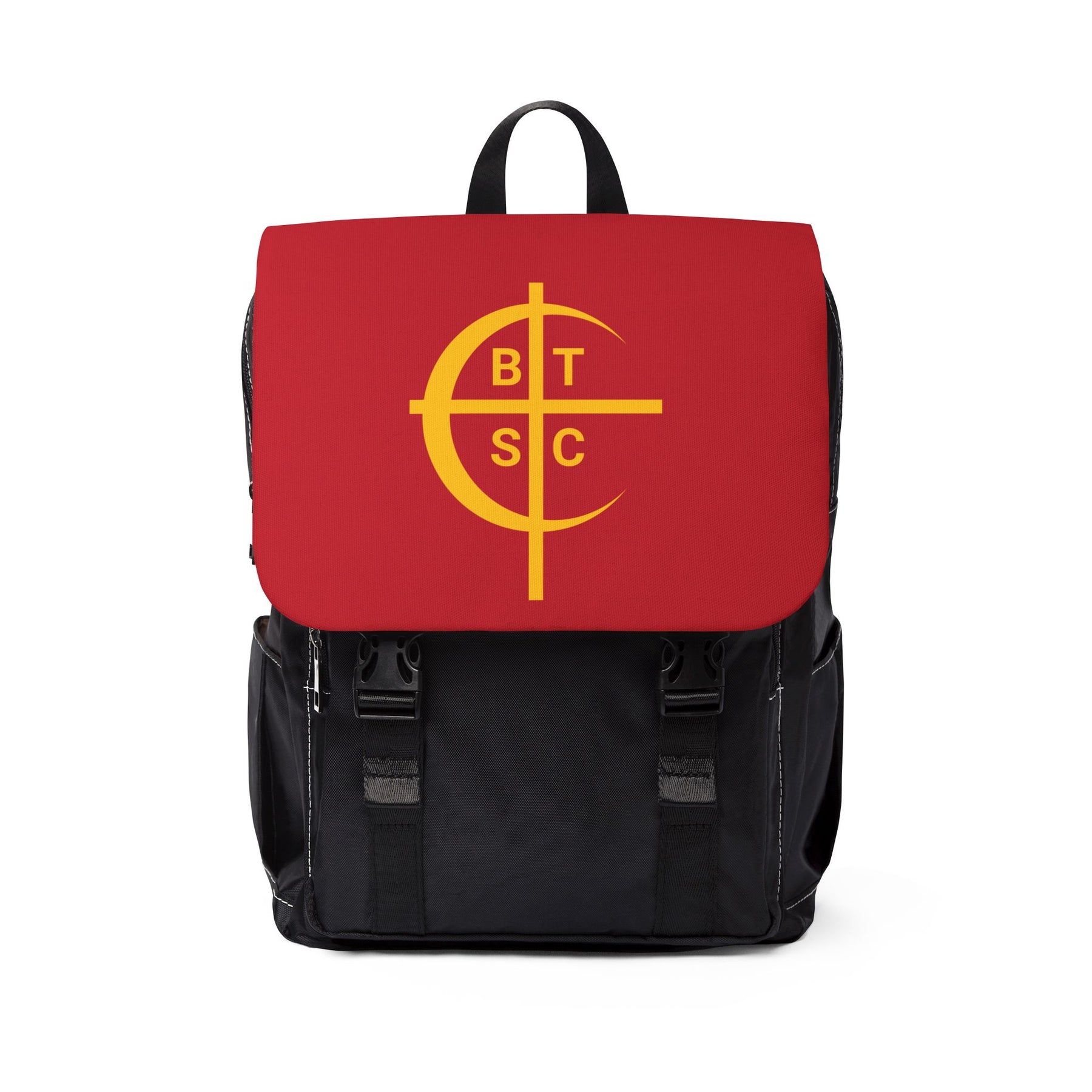 Council of Crusaders Backpack - Red & Yellow With Multiple Compartments - Bricks Masons