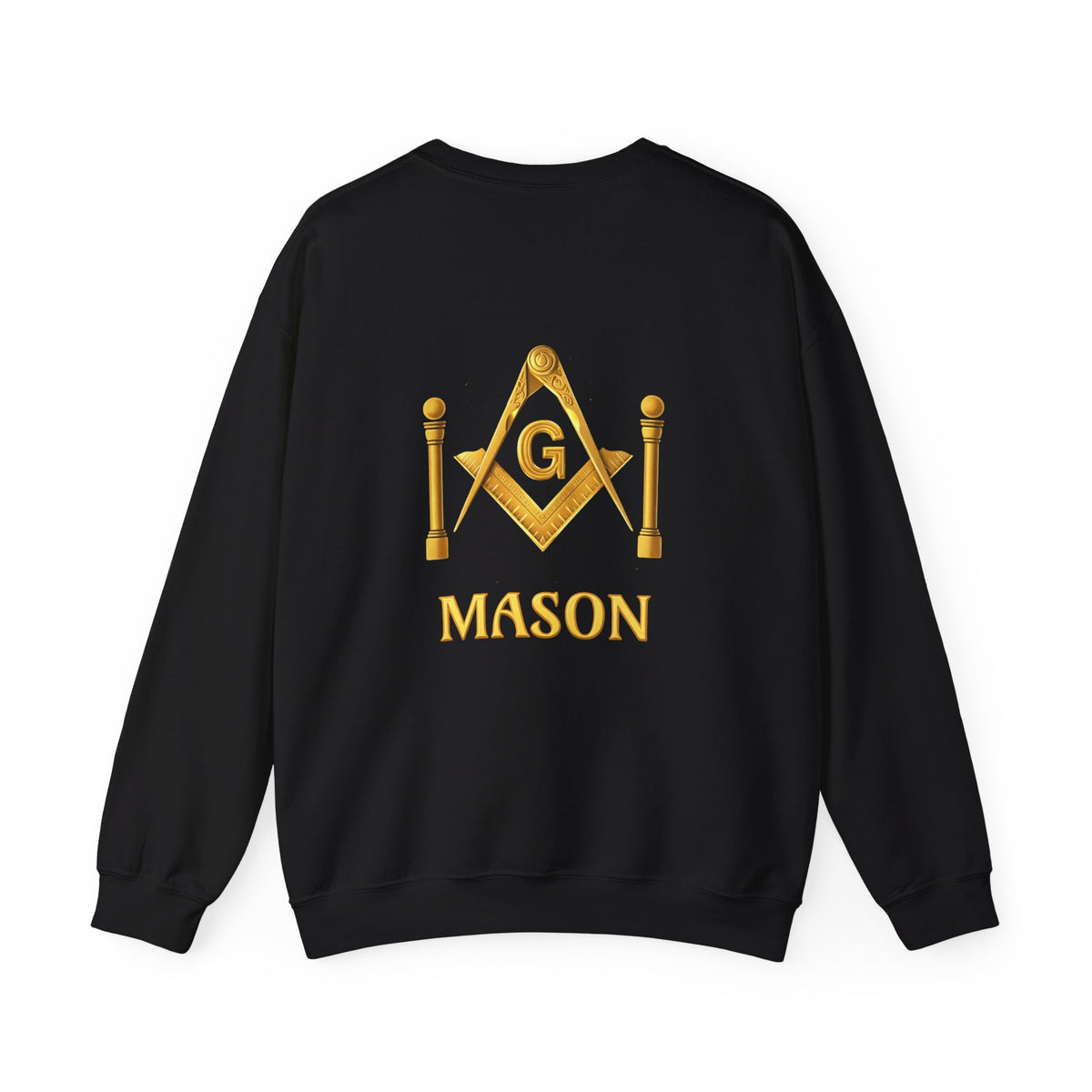 Sudadera de la Logia Azul de Maestro Masón - Mason S&amp;C G con Pilares Gemelos