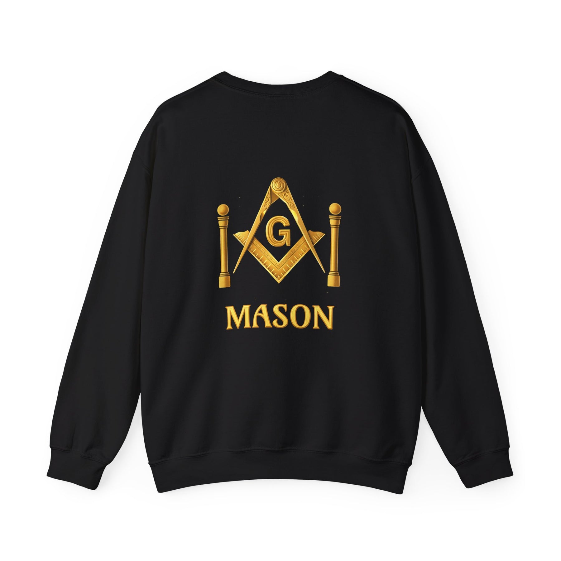Sudadera de la Logia Azul de Maestro Masón - Mason S&amp;C G con Pilares Gemelos