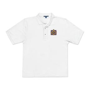Master Mason Craft Polo Shirt - Embroidered S&C United Kingdom Mason - Bricks Masons