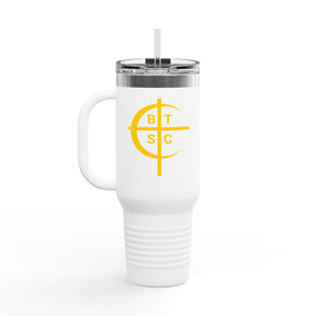 Council of Crusaders Ringneck Tumbler - Red Stainless Steel & Insulated - Bricks Masons