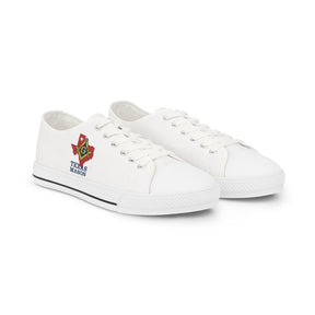 Master Mason Blue Lodge Sneaker - Low Top Sneaker Black & White Texas Mason - Bricks Masons