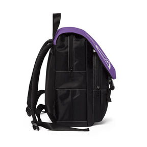 LOCOP Backpack - Purple Resistant Fabric With Adjustable Straps - Bricks Masons