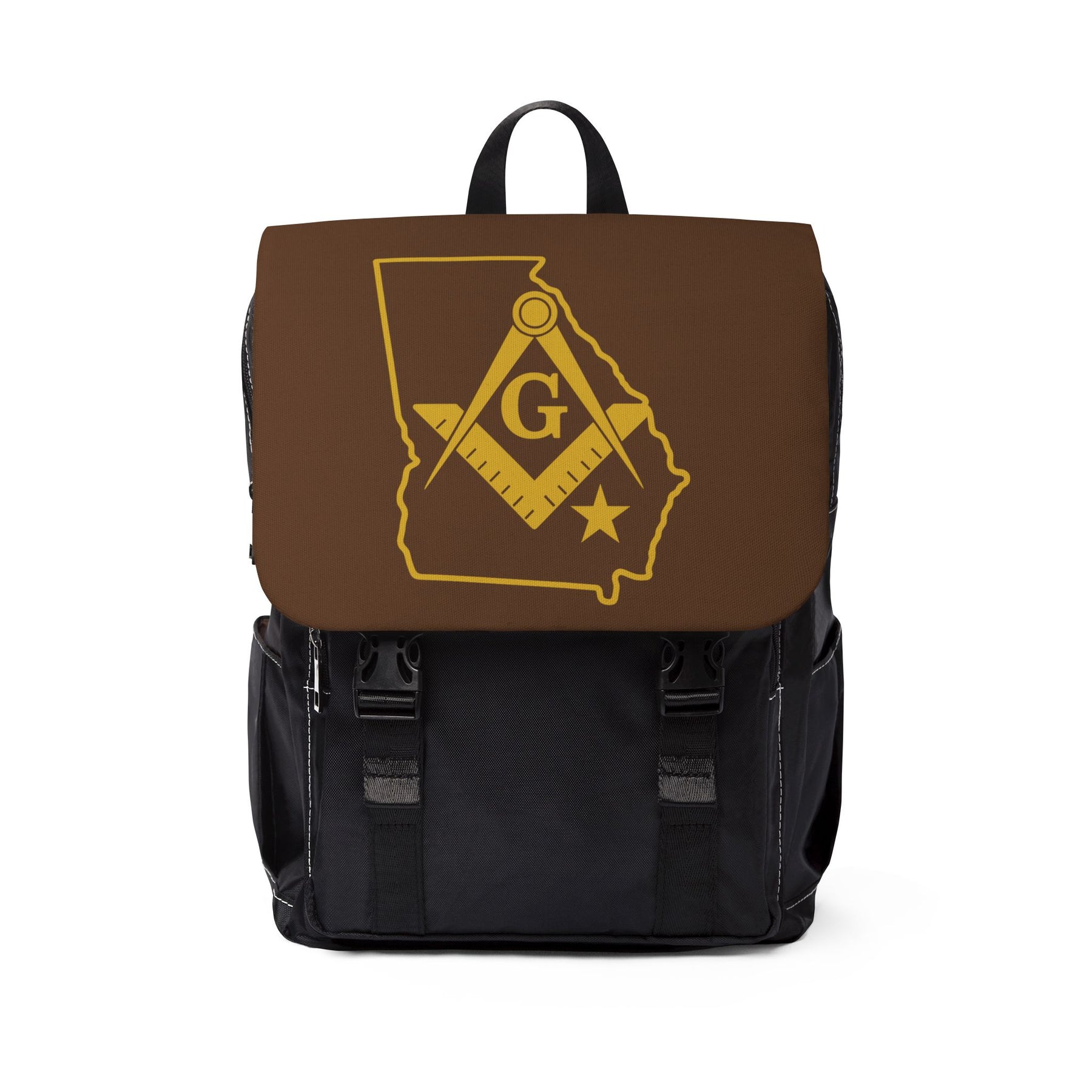 Master Mason Blue Lodge Backpack - Georgia Mason With Multiple Compartments - Bricks Masons