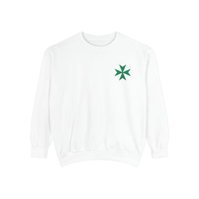 Order of Saint Lazarus Sweatshirt - Symbolic Embroidery Style - Bricks Masons