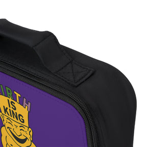 Royal Order of Jesters Lunch Bag - Purple Fully Insulated With Zipper Closure - Bricks Masons