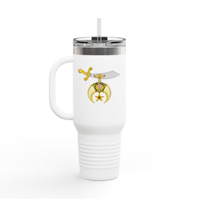 Shriners Ringneck Tumbler - 40oz Stainless Steel & Insulated - Bricks Masons