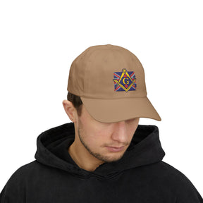 Master Mason Craft Baseball Cap - United Kingdom Mason Square & Compass G - Bricks Masons