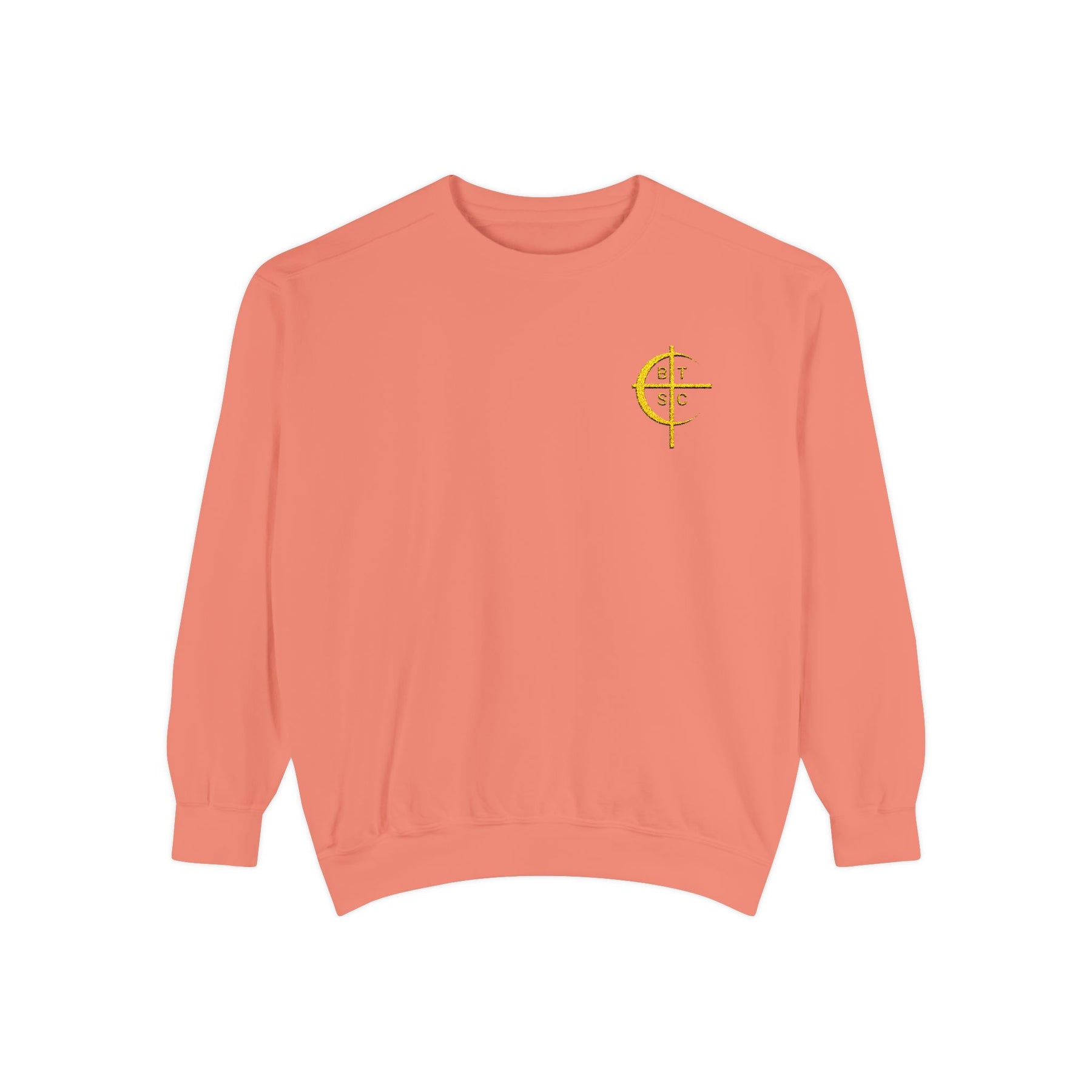 Council of Crusaders Sweatshirt - Embroidered Crusader Cross Chest Crest - Bricks Masons
