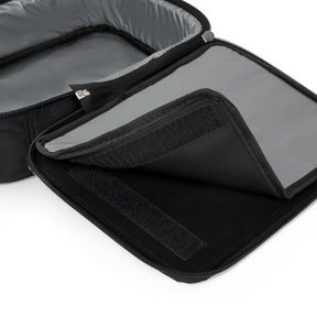 International Masons Lunch Bag - Blue & White Fully Insulated Zipper Closure - Bricks Masons