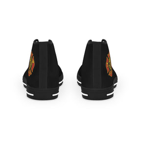 Master Mason Blue Lodge Sneaker - High Top Black & White Sole Firefighter Mason - Bricks Masons