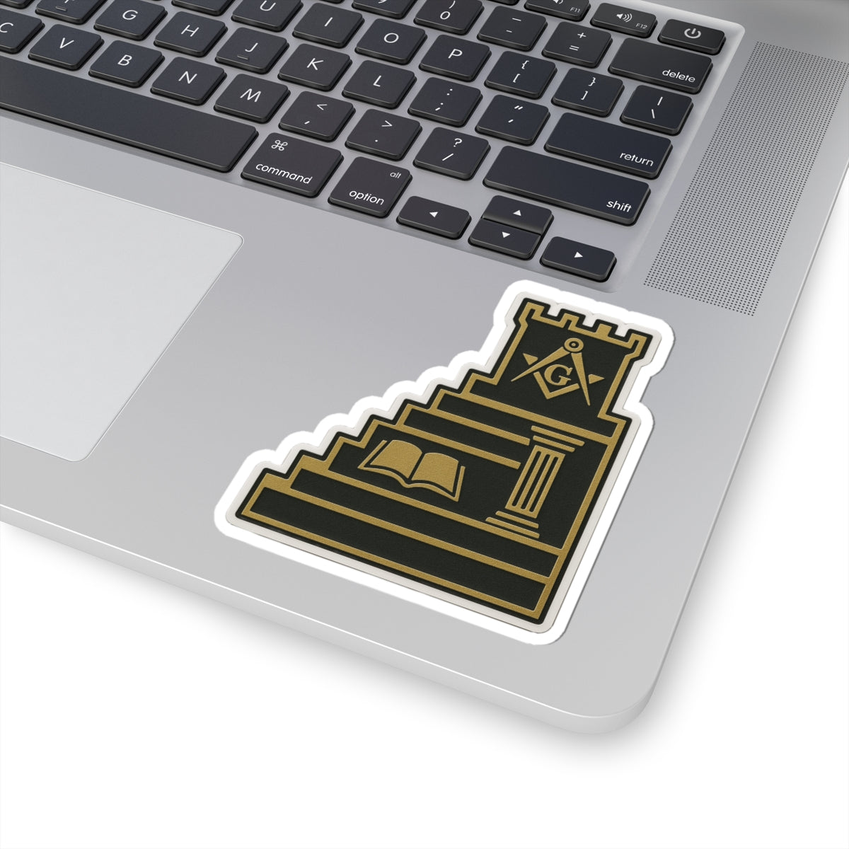 Master Mason Blue Lodge Sticker Decal - Kiss-Cut Colorful - Bricks Masons