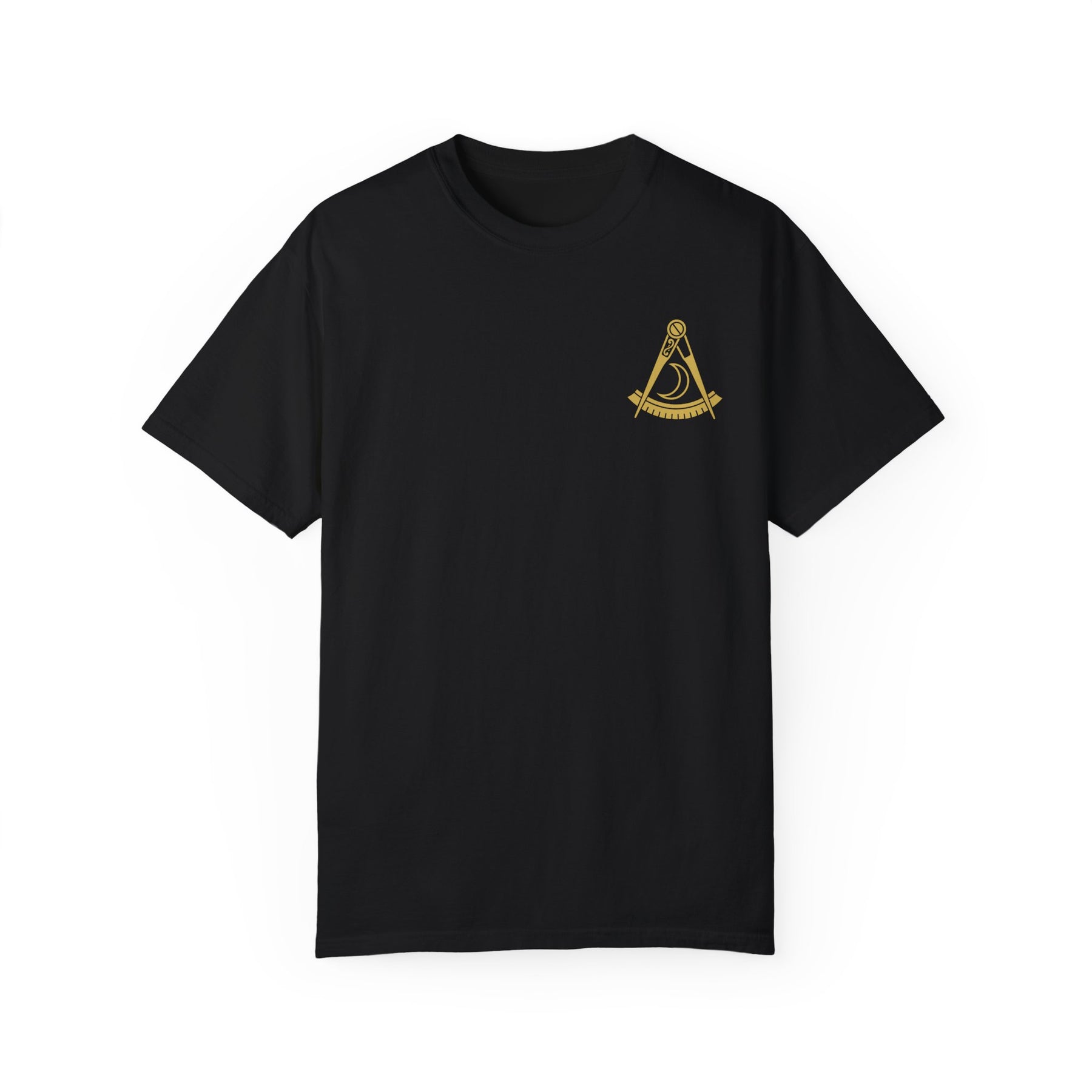 District Deputy Grand Master Blue Lodge T-Shirt - Garment-Dyed Tee - Bricks Masons