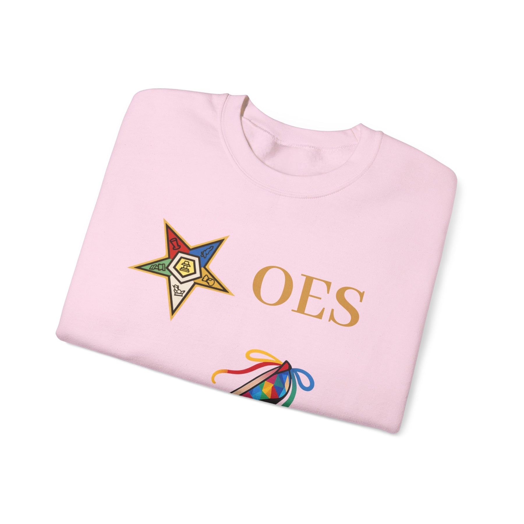 OES Sweatshirt - Faith Truth & Love with The Colorful Eastern Star - Bricks Masons