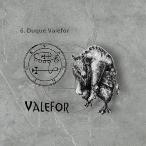 Demon Pendant 06 DUKE VALEFOR and Secret Seal of Solomon 72 Demons Lesser Key of Solomon Goetia In Silver 3 x 2.5 cm 12 Gr Art 1865 - Bricks Masons