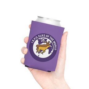 Elks of the World Can Cooler - IBPO Purple - Bricks Masons