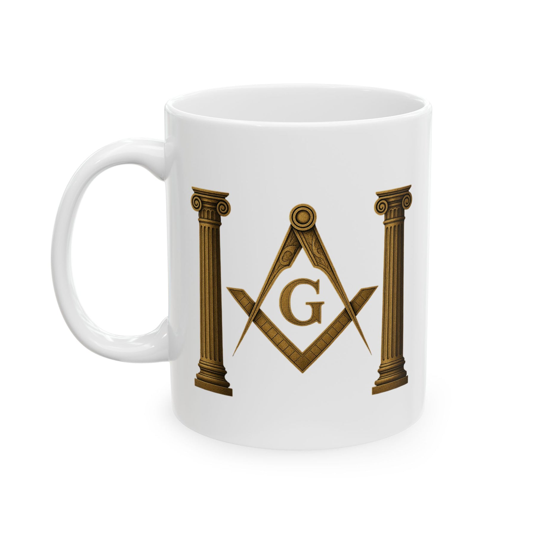 Master Mason Blue Lodge Mug -  (11oz, 15oz) - Bricks Masons