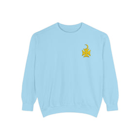 Knights of Constantinople Sweatshirt - Left Chest Embroidered Badge - Bricks Masons