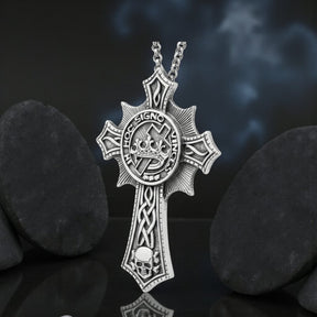 Knights Templar Cross in Silver 4.5 cm 13 g Art 294 - Bricks Masons