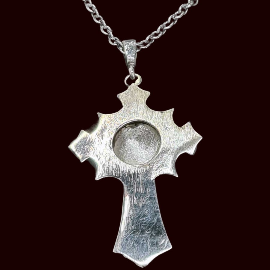 Knights Templar Cross Pendant, Silver, 5.5 cm, 10 g, Art. 295 - Bricks Masons