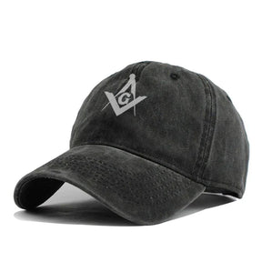 Master Mason Blue Lodge Baseball Cap - Various Colors - Bricks Masons