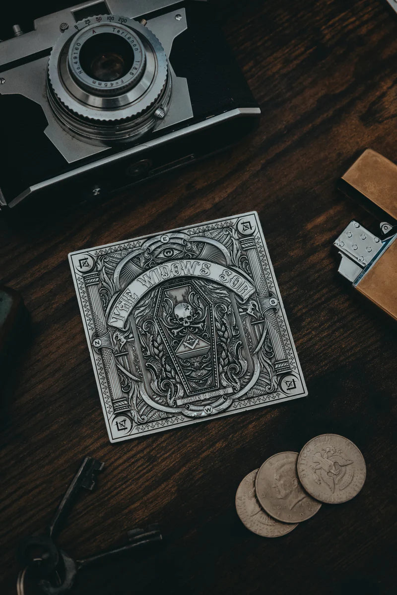 Widows Sons Coin - Tablet Challenge Coin - Bricks Masons