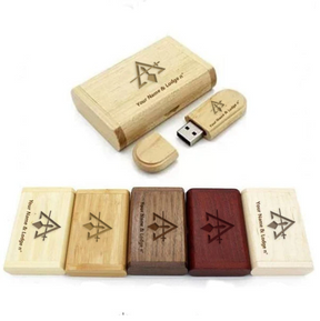 Council USB Flash Drives - Various Wood Colors