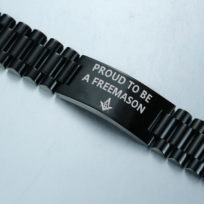 Master Mason Blue Lodge Bracelet - Stainless Steel