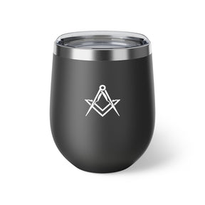 Master Mason Blue Lodge Vacuum Cup - Square & Compass 12oz