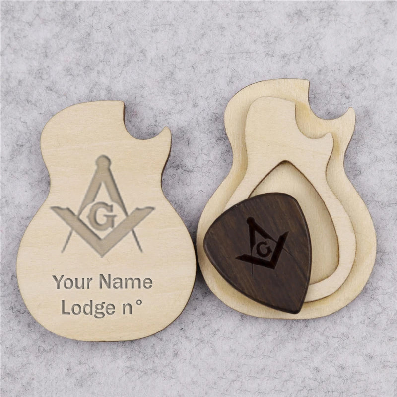 Master Mason Blue Lodge Pick - Personalized - Bricks Masons