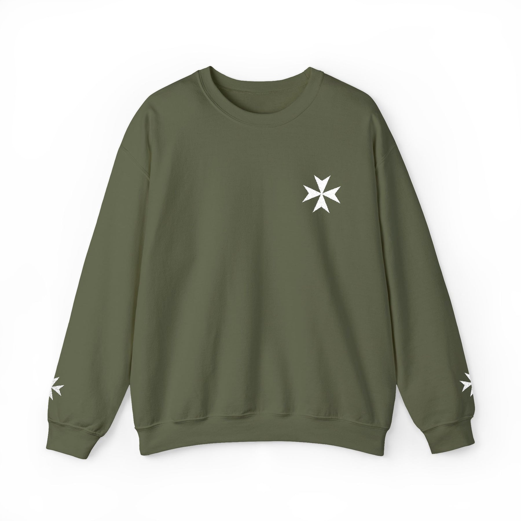 Order of Saint Lazarus Sweatshirt - Crewneck Signature Stitch Design - Bricks Masons