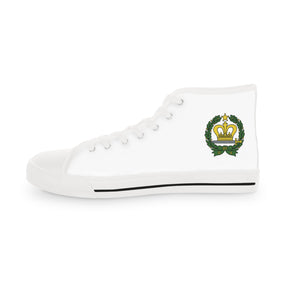 Order of the Amaranth Sneaker - High Top Black & White - Bricks Masons