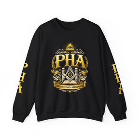 Master Mason Blue Lodge Sweatshirt - Prince Hall Affiliated Square & Compass G & Eye - Bricks Masons