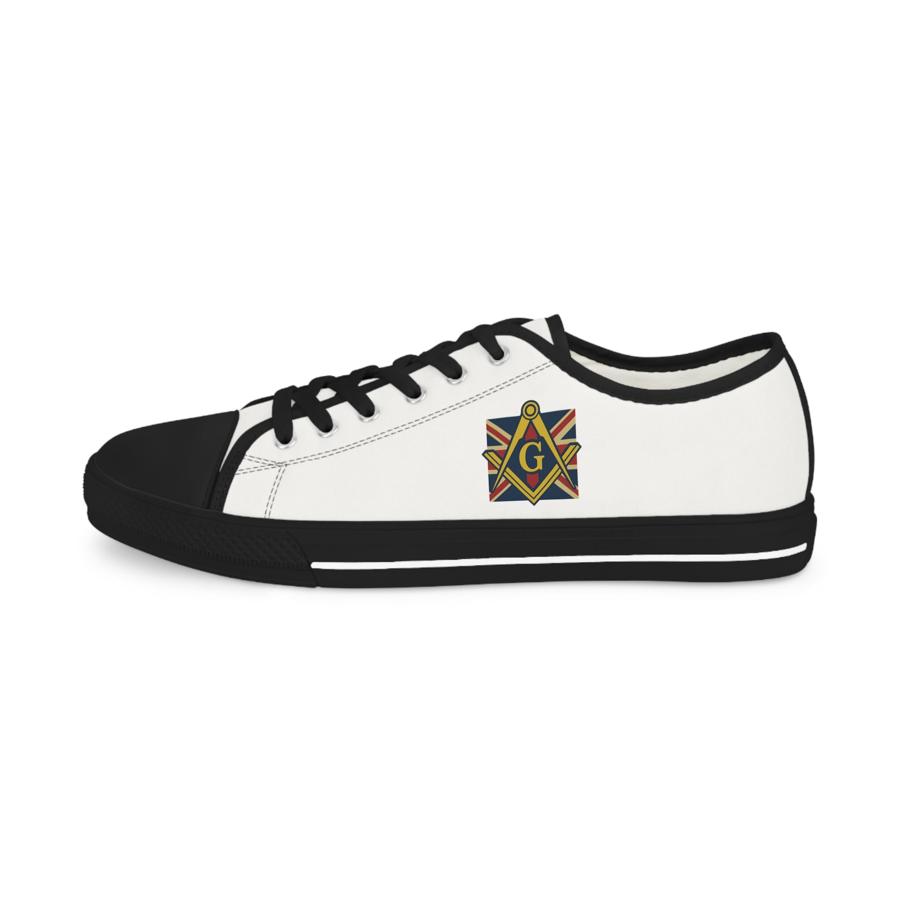 Master Mason Craft Sneaker - Low Top Sneaker Black & White S&C G - Bricks Masons