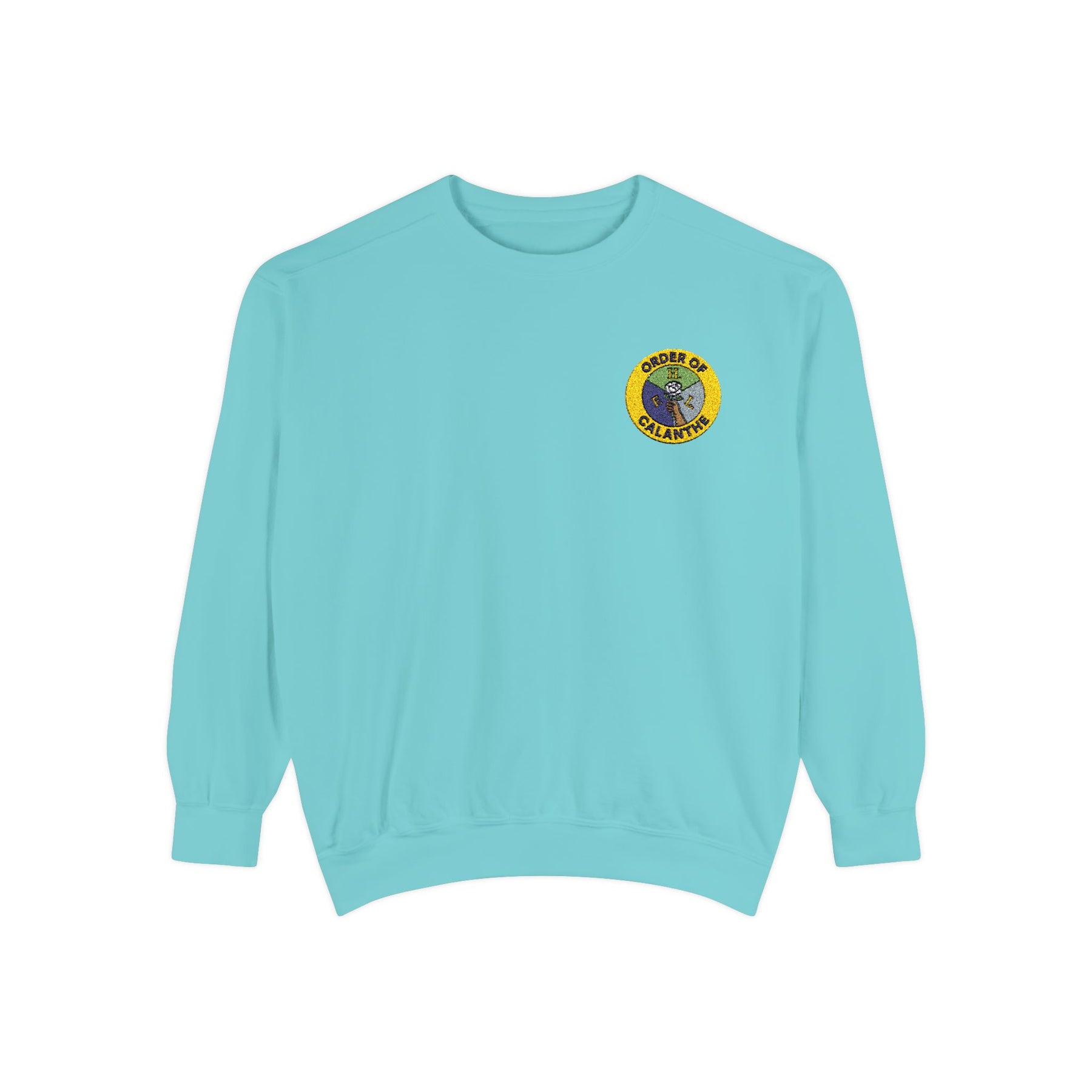 Order of Calanthe Sweatshirt - Left Chest Embroidered Badge - Bricks Masons