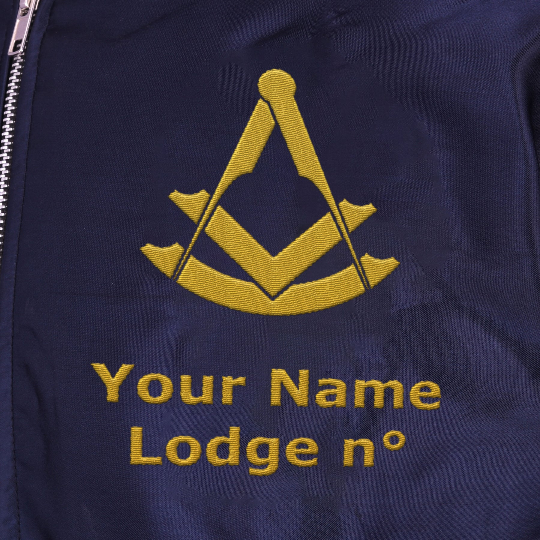 Past Master Blue Lodge Jacket - Blue Color With Gold Embroidery - Bricks Masons