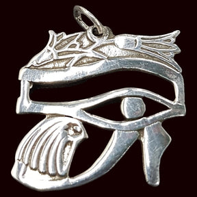 Egyptian Eye of Horus Pendant in Silver 3 cm 6 g Art 609 - Bricks Masons