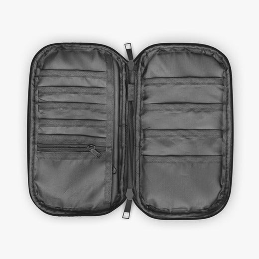 Master Mason Blue Lodge Passport Wallet - Blue & White Working Tools - Bricks Masons